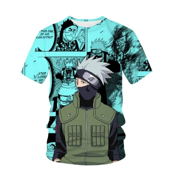 camiseta naruto kakashi