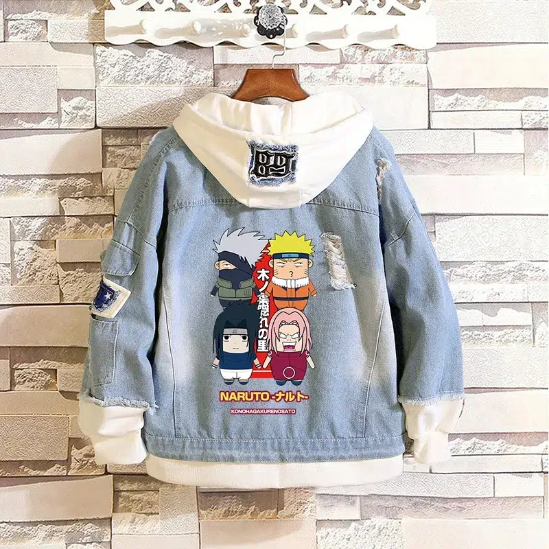 chaqueta vaquera naruto personajes chaqueta vaquera naruto personajes