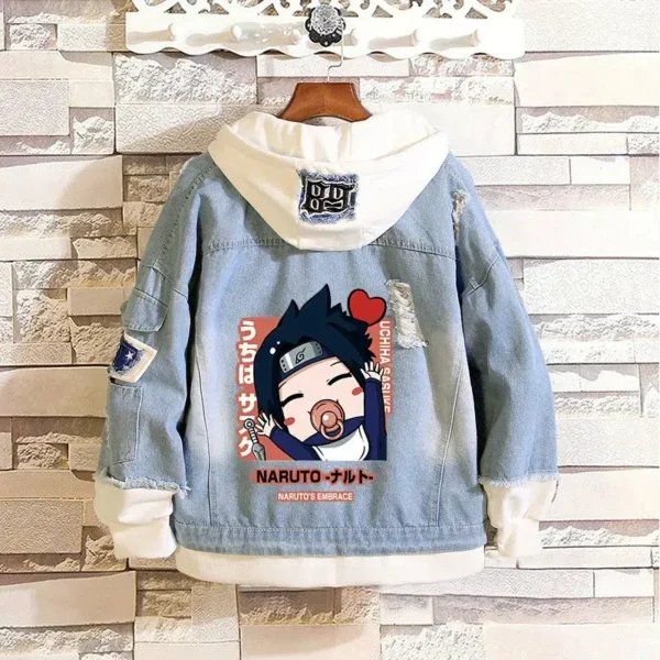 chaqueta vaquera naruto sasuke