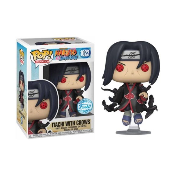funko itachi con cuervos
