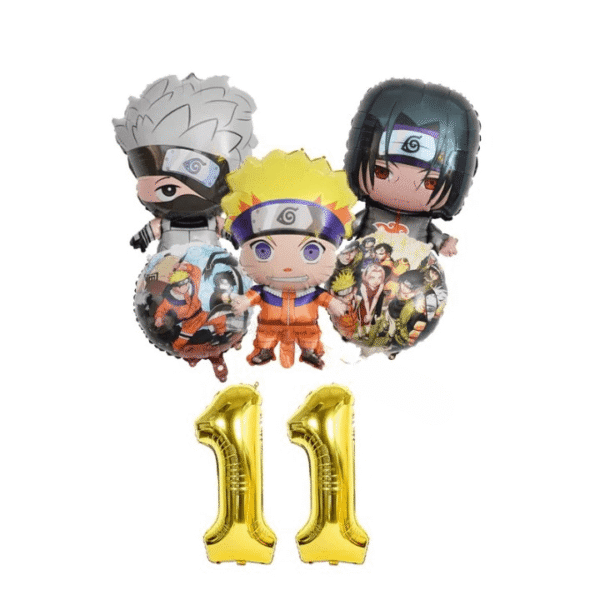 globos cumpleaños naruto 11 años