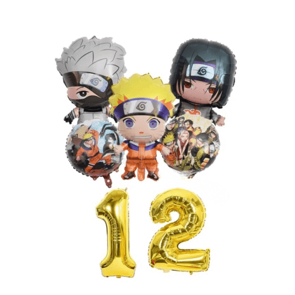 globos cumpleaños naruto 12 años