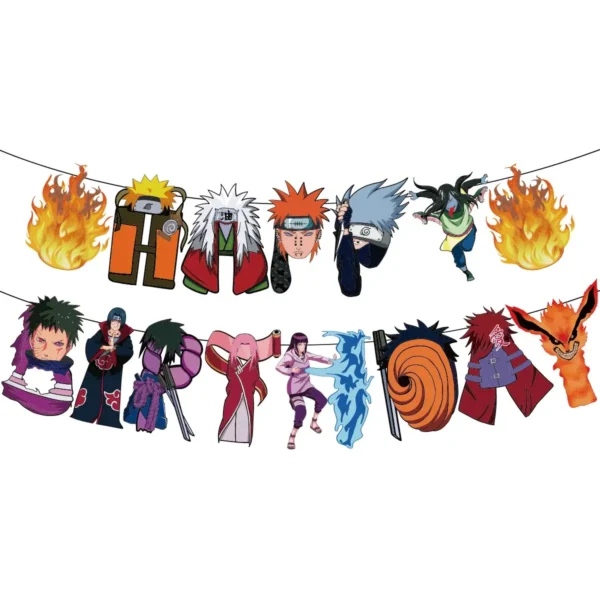 guirnalda cumpleaños naruto