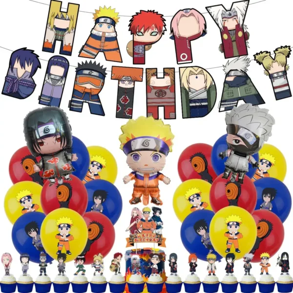 kit cumpleaños de naruto