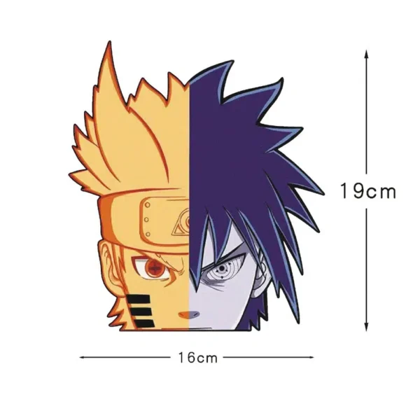 pegatina naruto shippuden y sasuke