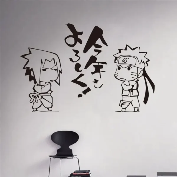 pegatina sasuke y naruto