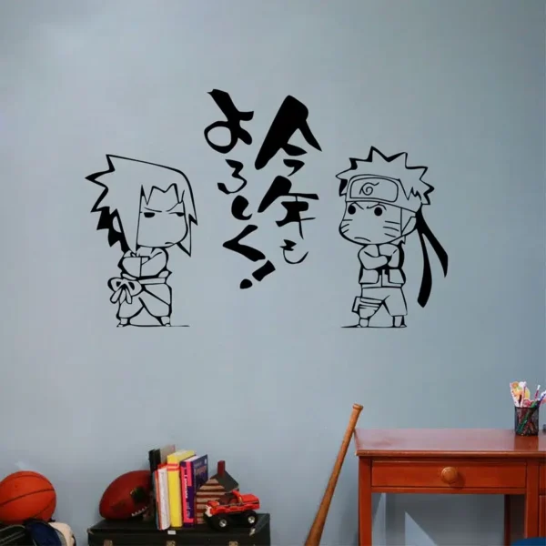 pegatina sasuke y naruto