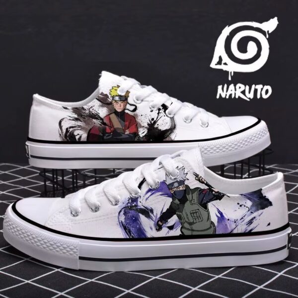 zapatillas blancas naruto kakashi