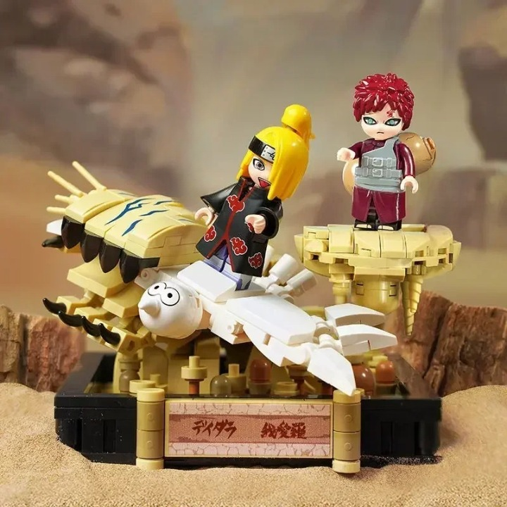 lego naruto gaara vs deidara lego naruto gaara vs deidara
