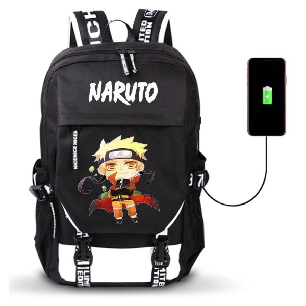 mochila de viaje naruto