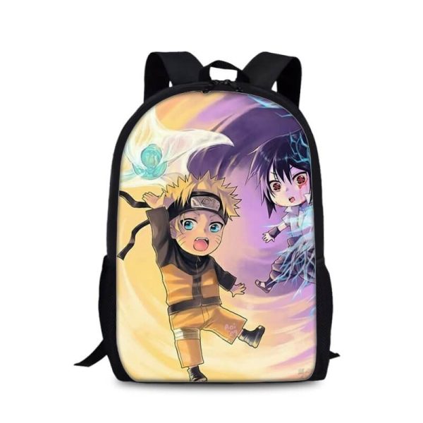 mochila mini sasuke y naruto