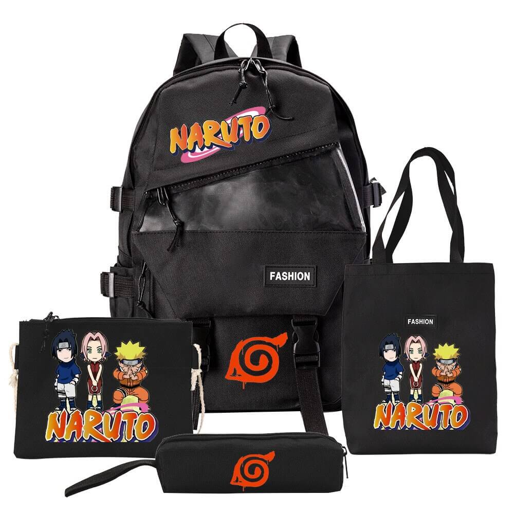 mochila naruto 4 piezas mochila naruto 4 piezas