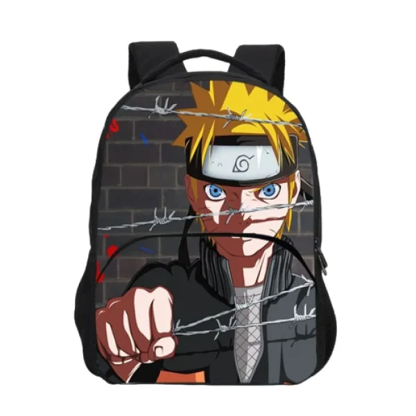 mochila naruto alambre de puas