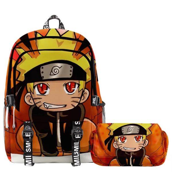 mochila naruto moda kurama