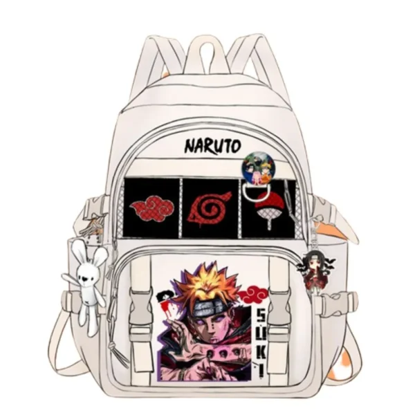 mochila naruto nagato pain blanco