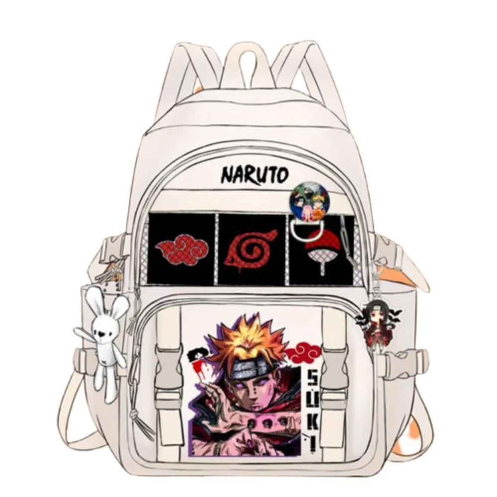 mochila naruto nagato pain blanco mochila naruto nagato pain blanco