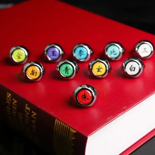 anillo naruto 10 piezas