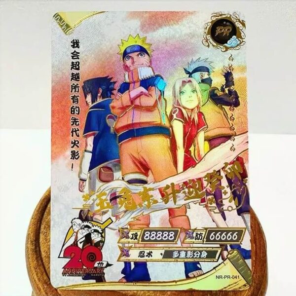 carta de coleccion naruto