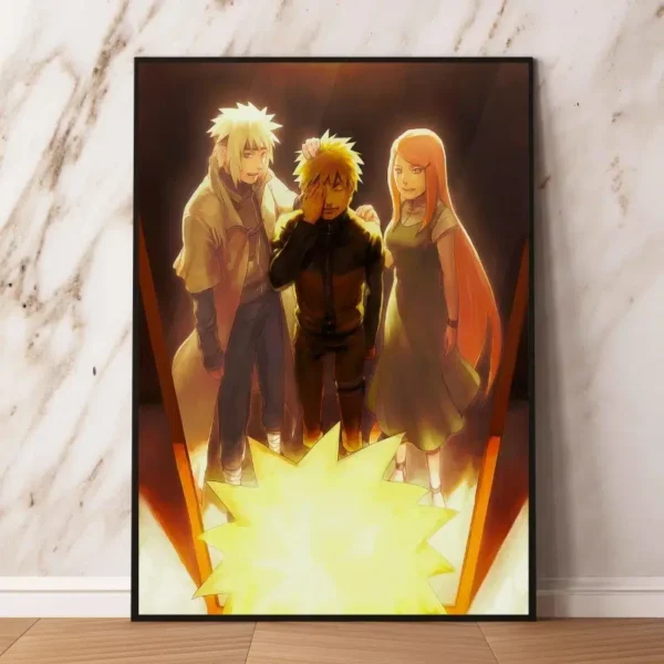 poster mural naruto minato namikaze