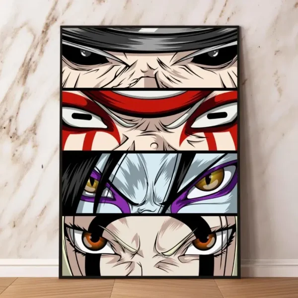 poster naruto caras