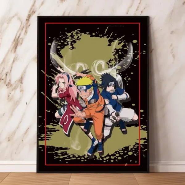 poster naruto sakura y sasuke