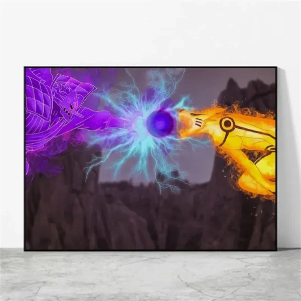 poster naruto vs sasuke